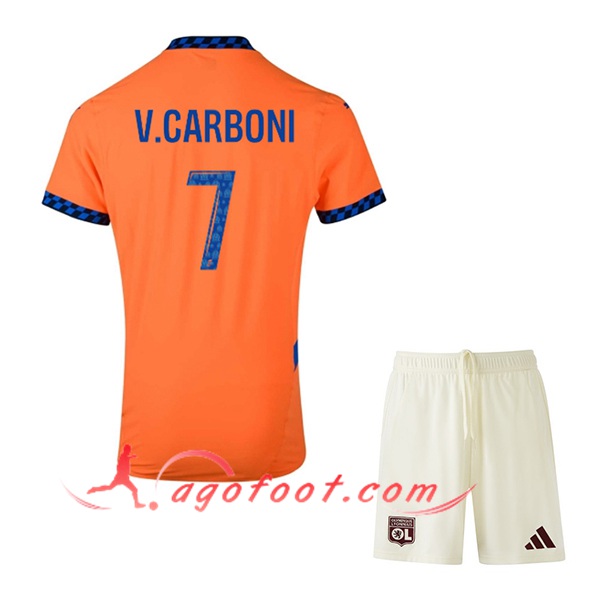 Maillot de Foot Marseille (V.CARBONI #7) Enfants 2024/2025 Third