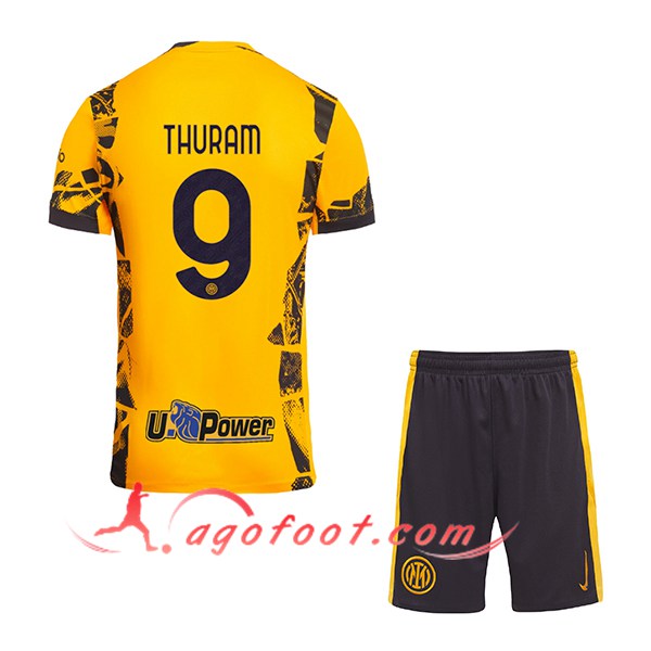 Maillot de Foot Inter Milan (THURAM #9) Enfants 2024/2025 Third