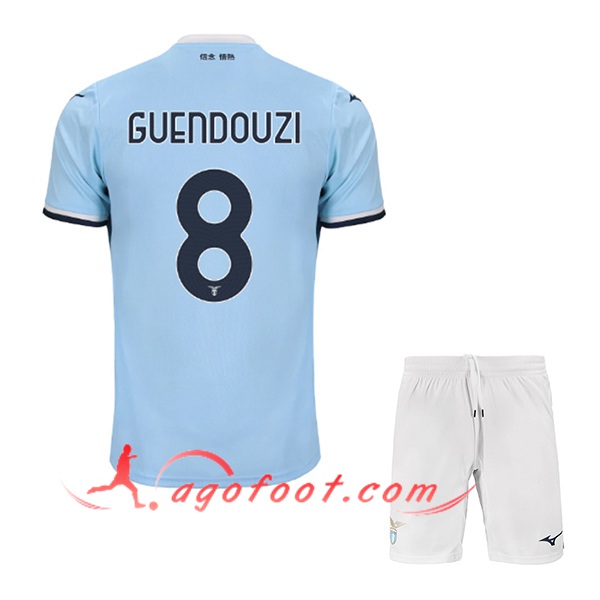 Maillot de Foot SS Lazio (GUENDOUZI #8) Enfants 2024/2025 Domicile