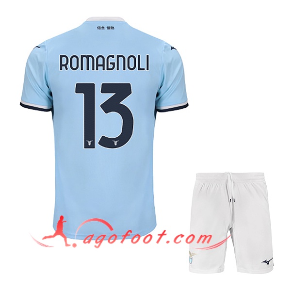 Maillot de Foot SS Lazio (ROMAGNOLI #13) Enfants 2024/2025 Domicile
