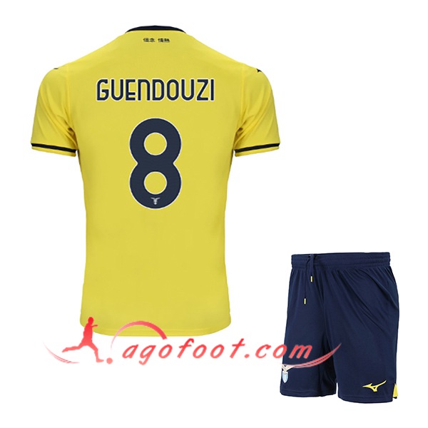 Maillot de Foot SS Lazio (GUENDOUZI #8) Enfants 2024/2025 Exterieur
