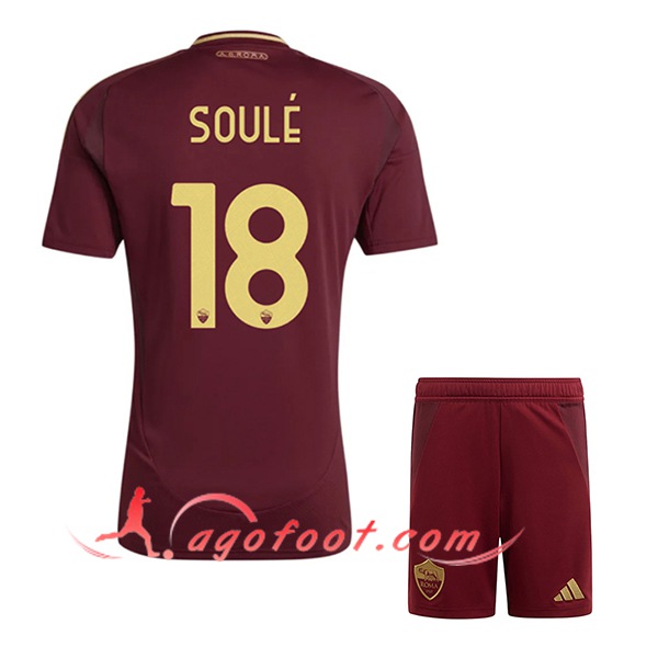 Maillot de Foot As Rome (SOULÉ #18) Enfants 2024/2025 Domicile