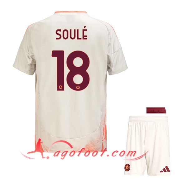 Maillot de Foot As Rome (SOULÉ #18) Enfants 2024/2025 Exterieur