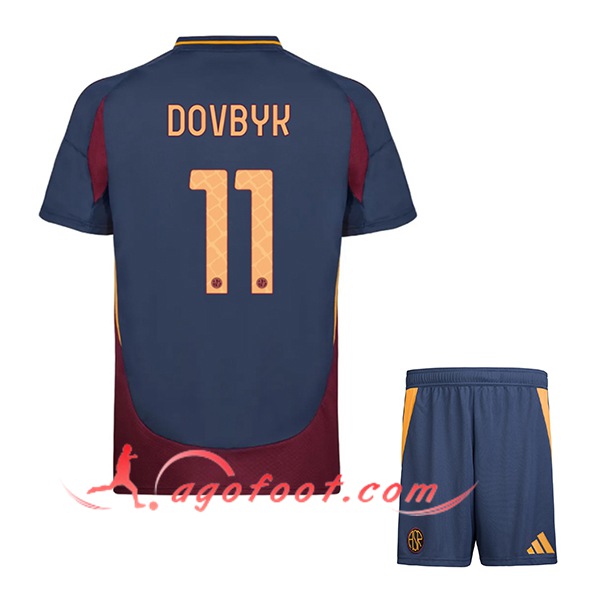 Maillot de Foot As Rome (DOVBYK #11) Enfants 2024/2025 Third