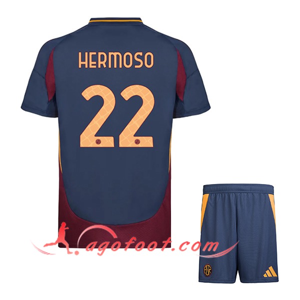 Maillot de Foot As Rome (HERMOSO #22) Enfants 2024/2025 Third
