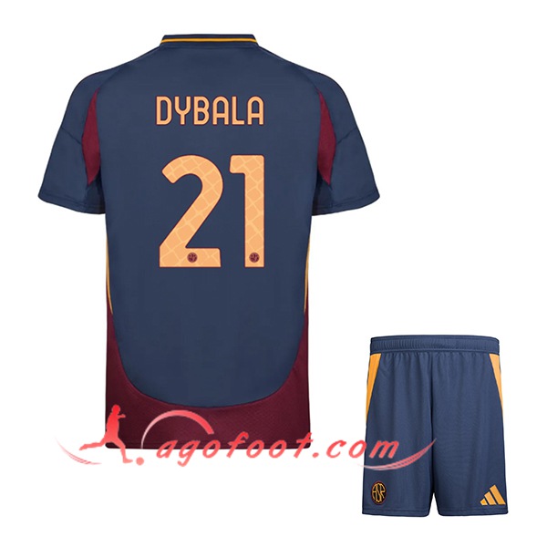 Maillot de Foot As Rome (DYBALA #21) Enfants 2024/2025 Third
