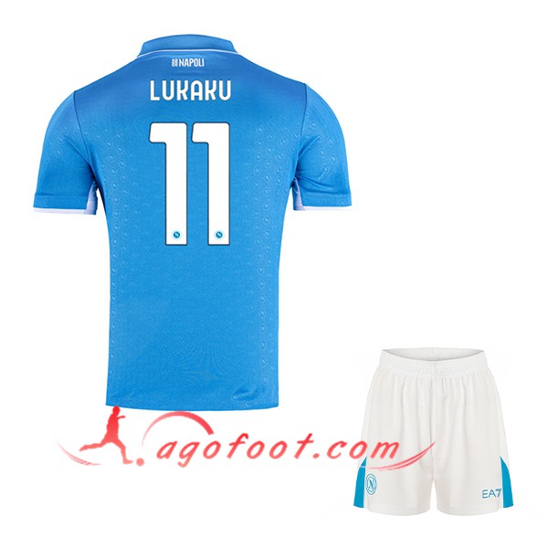 Maillot de Foot SSC Naples (LUKAKU #11) Enfants 2024/2025 Domicile
