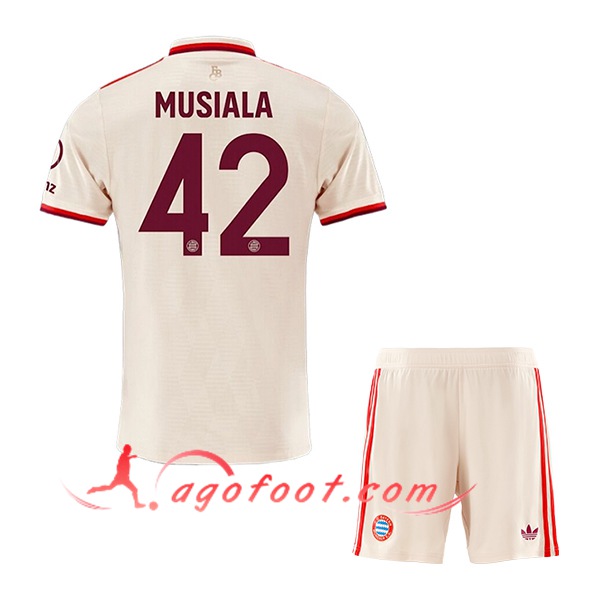Maillot de Foot Bayern Munich (MUSIALA #42) Enfants 2024/2025 Champions League