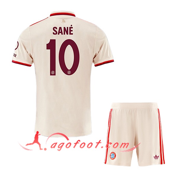 Maillot de Foot Bayern Munich (SANÉ #10) Enfants 2024/2025 Champions League