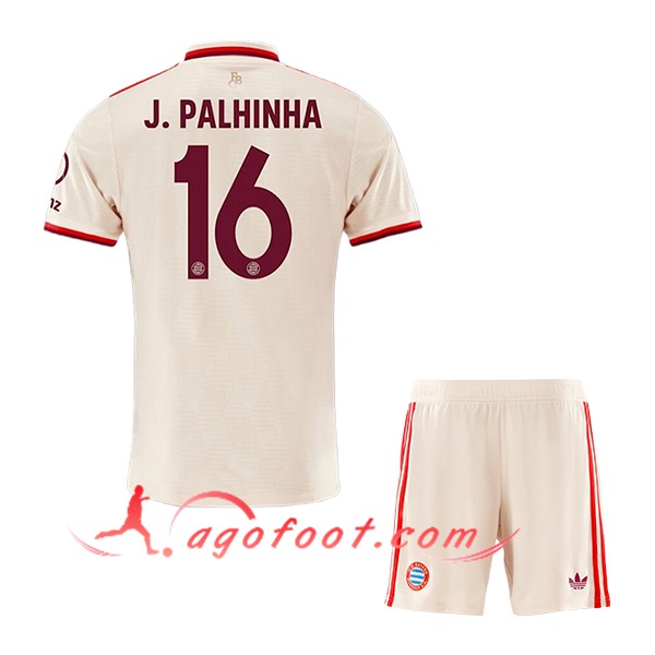 Maillot de Foot Bayern Munich (J.PALHINHA #16) Enfants 2024/2025 Champions League