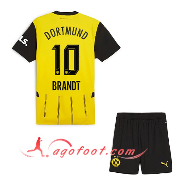 Maillot de Foot Dortmund BVB (BRANDT #10) Enfants 2024/2025 Domicile