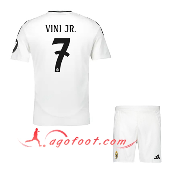 Maillot de Foot Real Madrid (VINI JR. #7) Enfants 2024/2025 Domicile