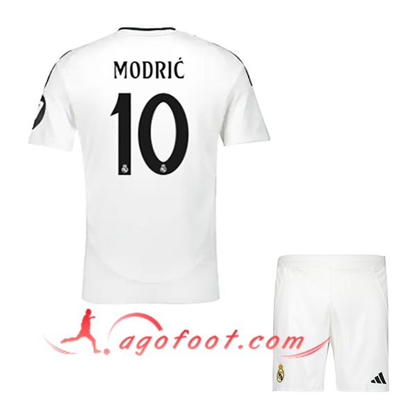 Maillot de Foot Real Madrid (MODRIC #10) Enfants 2024/2025 Domicile