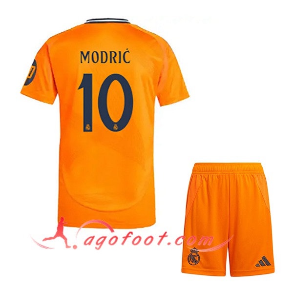 Maillot de Foot Real Madrid (MODRIC #10) Enfants 2024/2025 Exterieur