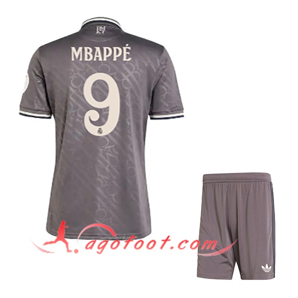 Maillot de Foot Real Madrid (Mbappé #9) Enfants 2024/2025 Third