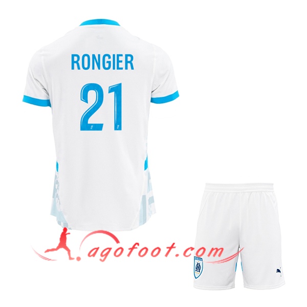 Maillot de Foot Marseille (RONGIER #21) Enfants 2024/2025 Domicile