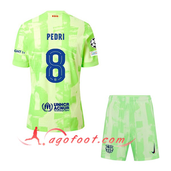 Maillot de Foot Barcelona (PEDRI #8) Enfants 2024/2025 Third