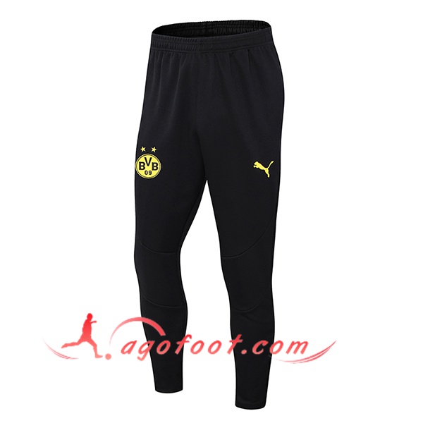 Pantalon Foot Dortmund Noir/Jaune 2024/2025 -03
