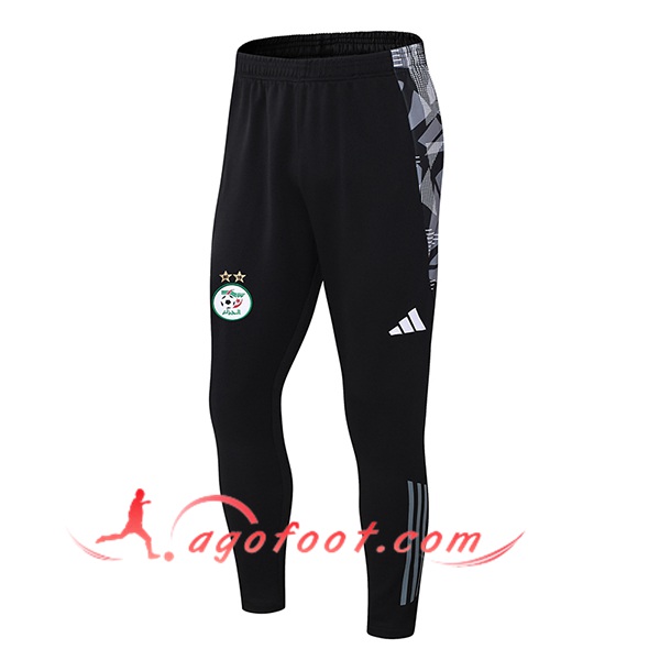 Pantalon Foot Algeria Noir/Gris 2024/2025