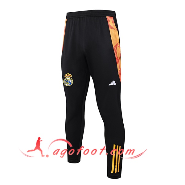 Pantalon Foot Real Madrid Noir/Orange 2024/2025