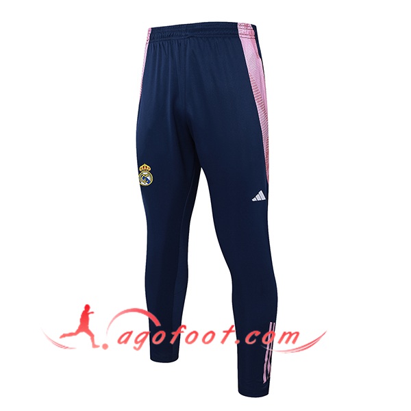 Pantalon Foot Real Madrid Bleu/Rose 2024/2025