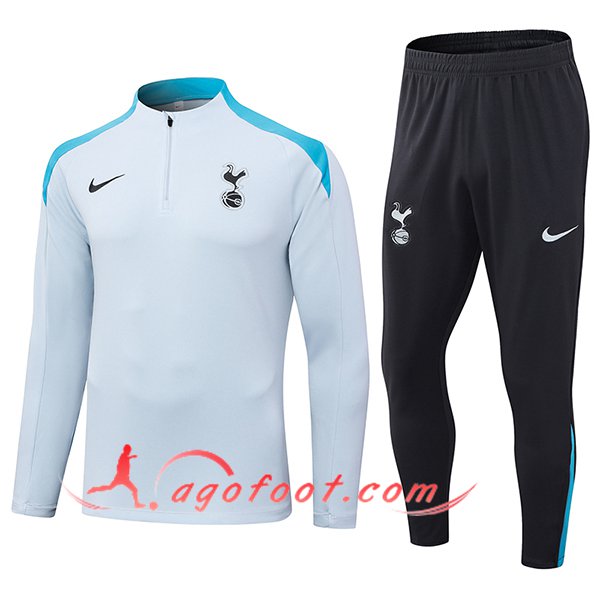 Ensemble Survetement de Foot Tottenham Hotspur Blanc/Bleu 2024/2025