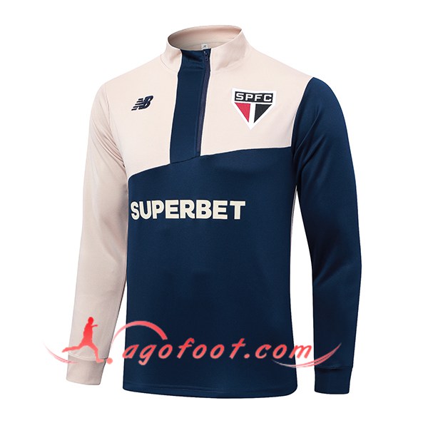 Sweatshirt Training Sao Paulo FC Bleu/Jaune 2024/2025