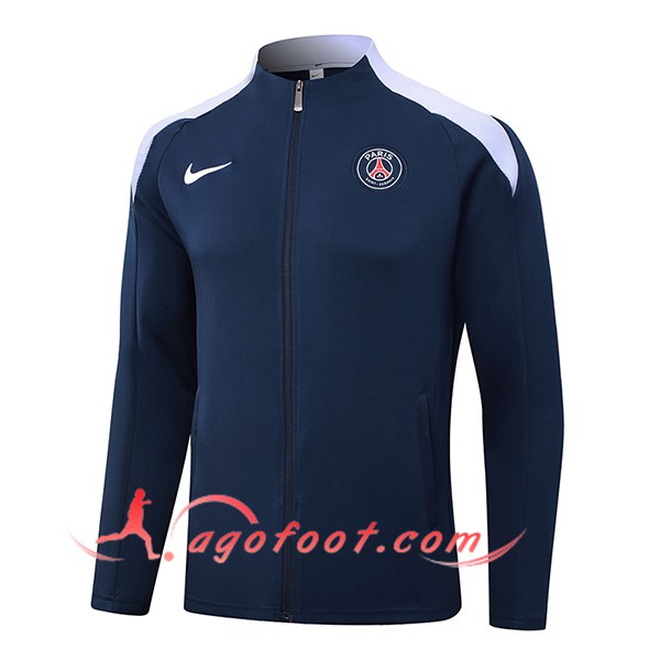 Veste Foot PSG Bleu Royal 2024/2025