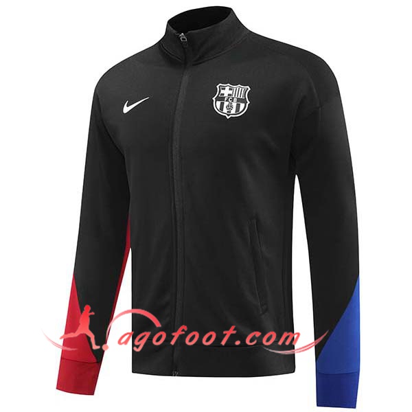 Veste Foot FC Barcelone Noir/Bleu/Rouge 2024/2025