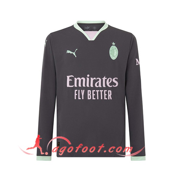 Nouveau Maillot de Foot Milan AC Manches Longues Third 2024/2025