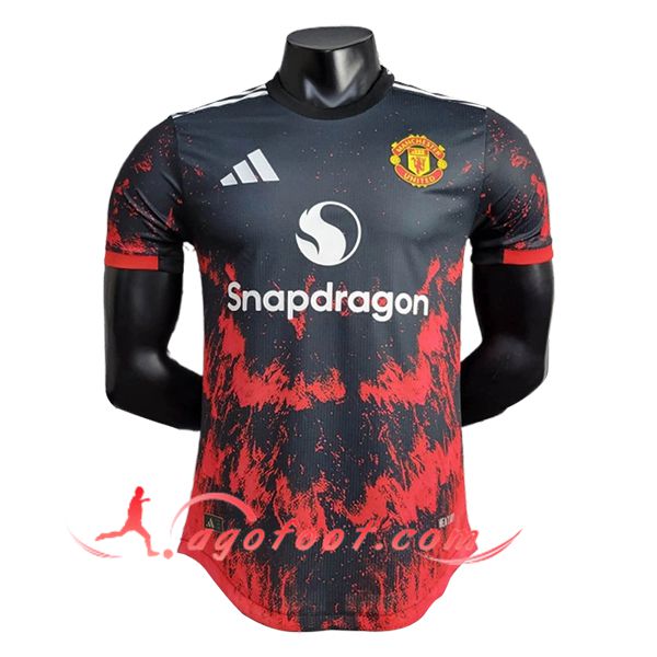 Maillot de Foot Manchester United Special Editioncile Noir/Rouge 2024/2025