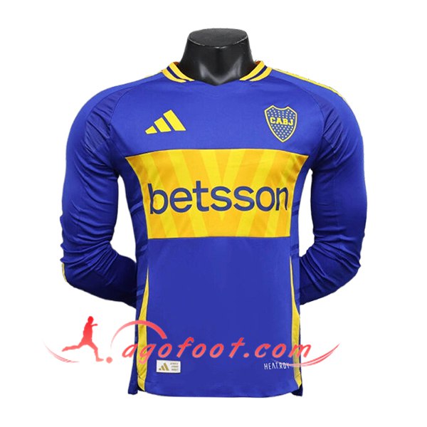 Maillot de Foot Boca Juniors Domicile Manches Longues 2024/2025
