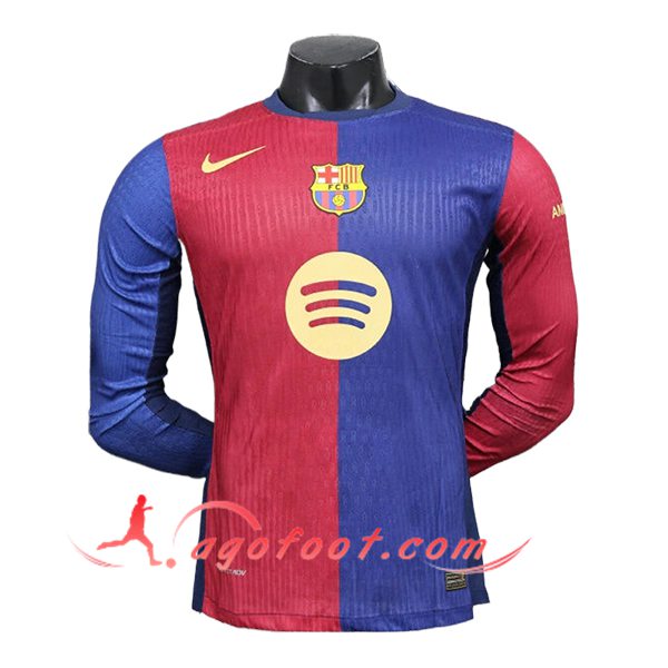 Maillot de Foot FC Barcelone Manches Longues Domicile 2024/2025 -02