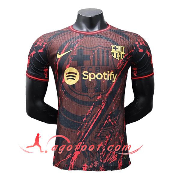 Maillot de Foot FC Barcelone Special Edition Rouge/Noir 2024/2025