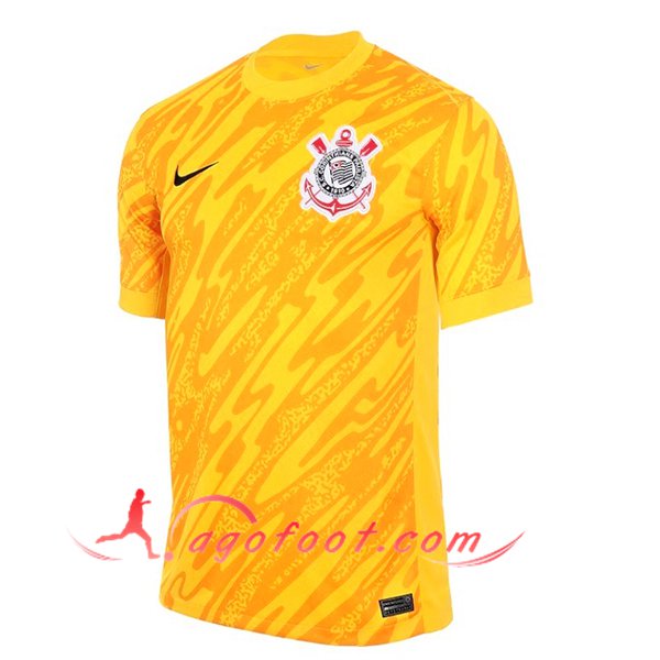 Maillot de Foot Corinthians Gardien De But Jaune 2024/2025