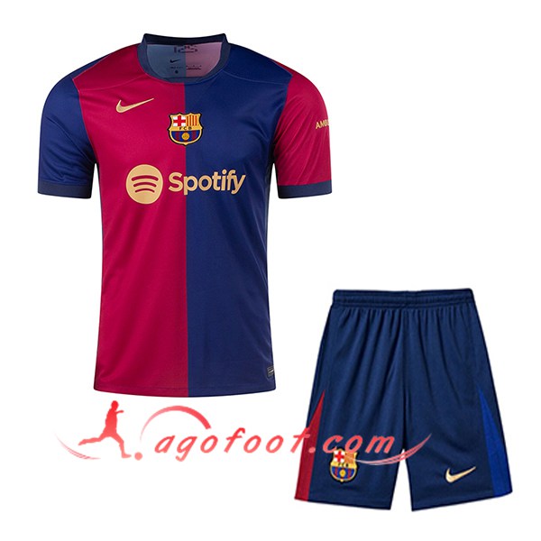 Nouveau Maillot de Foot Barcelone Enfant Exterieur 2024/2025