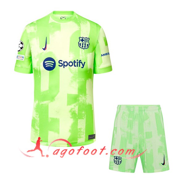Nouveau Maillot de Foot Barcelone Enfant Third 2024/2025