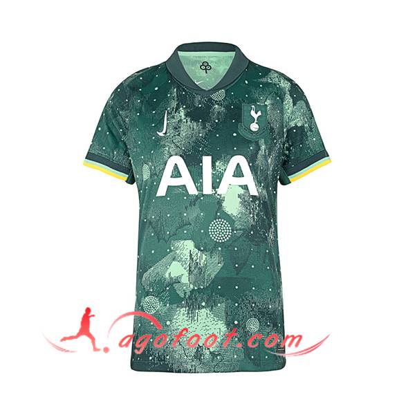 Nouveau Maillot de Foot Tottenham Hotspurs Femme Third 2024/2025