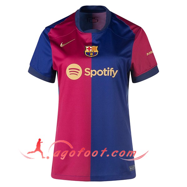 Nouveau Maillot de Foot Barcelone Femme Domicile 2024/2025