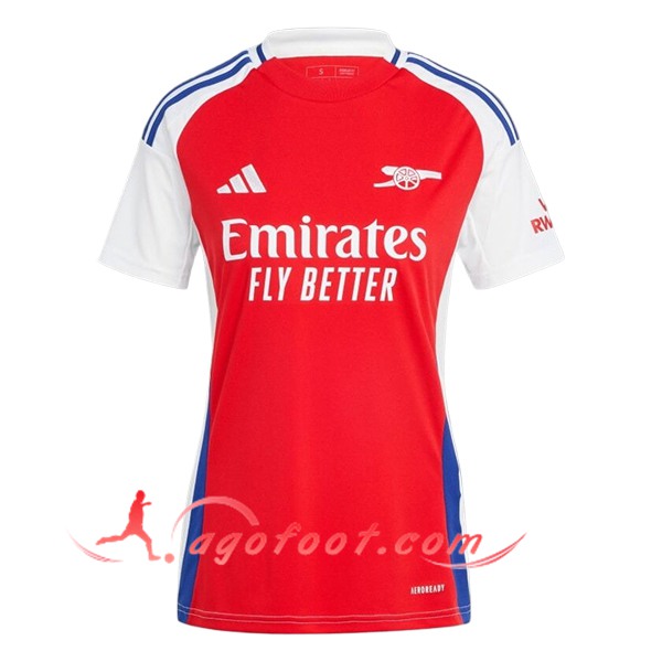 Nouveau Maillot de Foot Arsenal Femme Domicile 2024/2025