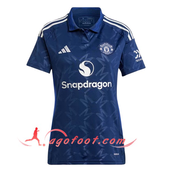 Nouveau Maillot de Foot Manchester United Femme Exterieur 2024/2025