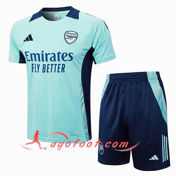 Ensemble Training T-Shirts Arsenal Vert 2024/2025