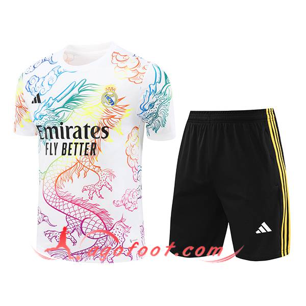 Ensemble Training T-Shirts Real Madrid Blanc 2024/2025 -02