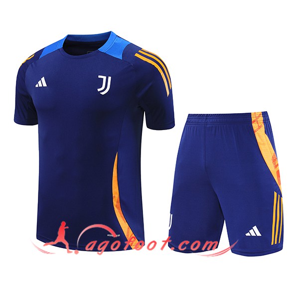 Ensemble Training T-Shirts Juventus Bleu/Orang 2024/2025
