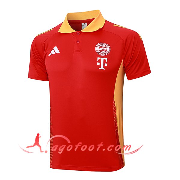 Polo Foot Bayern Munich Rouge/Orange 2024/2025