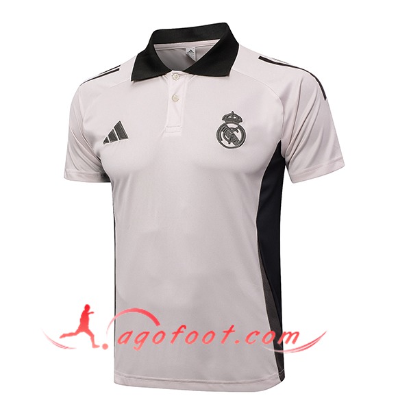 Polo Foot Real Madrid Rose/Gris 2024/2025