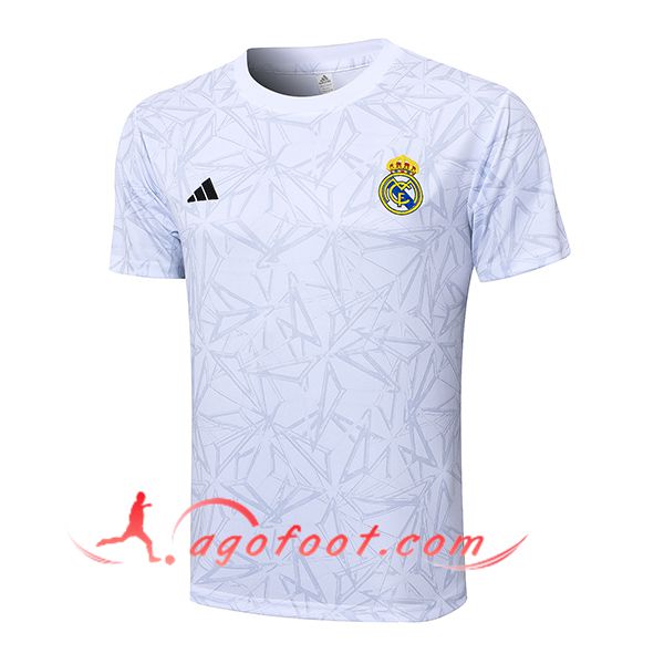 Training T-Shirts Real Madrid Blanc 2024/2025 -02