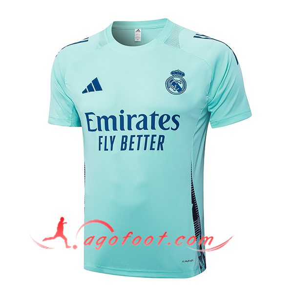 Training T-Shirts Real Madrid Vert/Bleu 2024/2025