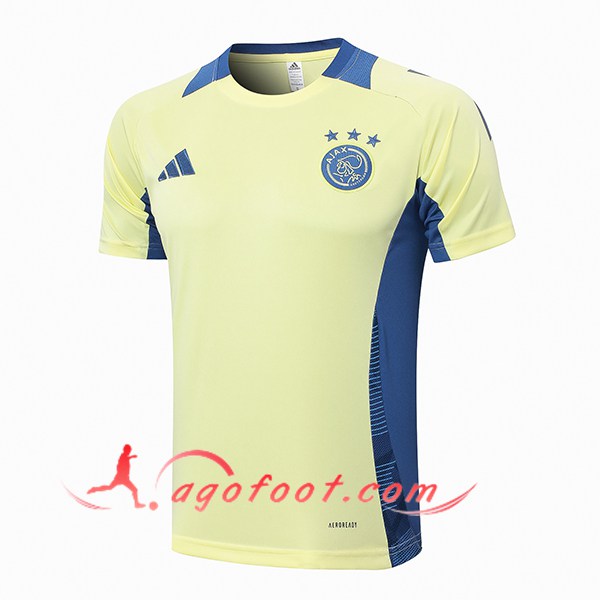 Training T-Shirts Ajax Jaune/Bleu 2024/2025