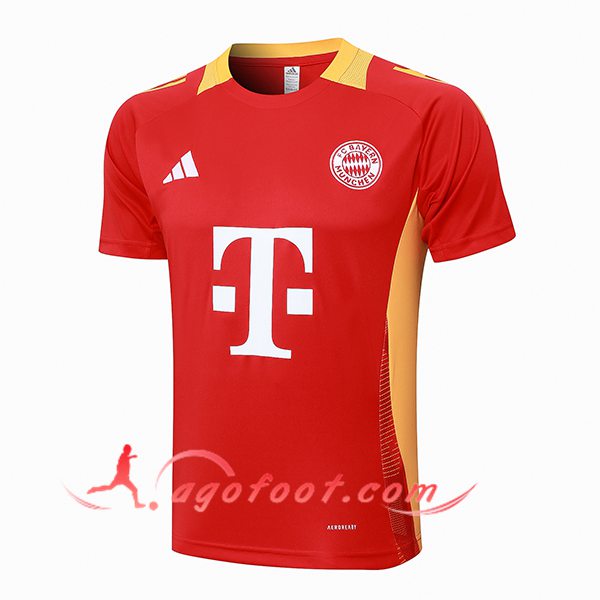Training T-Shirts Bayern Munich Rouge/Jaune 2024/2025